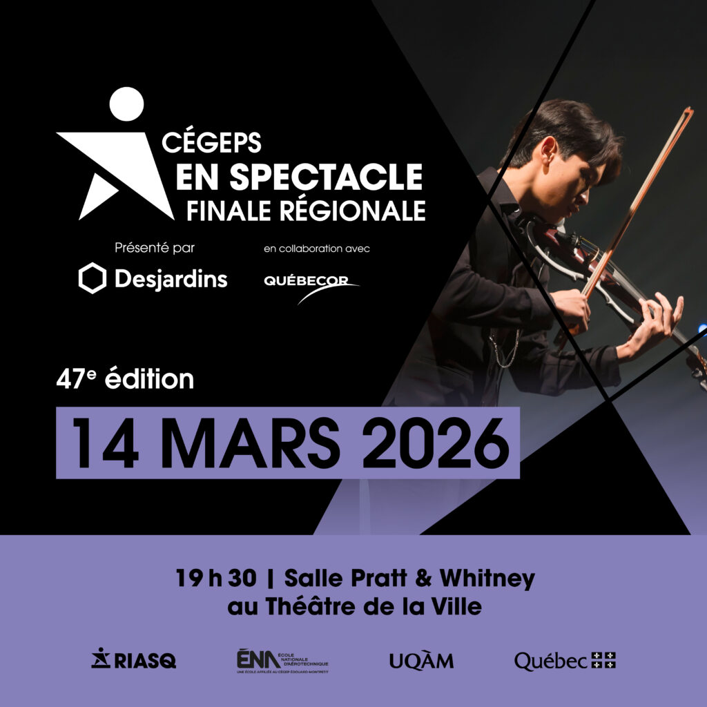 Finale régionale Centre-Ouest de Cégeps en spectacle